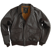 Alpha Mens A-2 Horsehide Leather Jacket