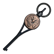 ASP G2 Black Chrome Logo Handcuff Key