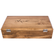 Western Justice John Wayne Signature 8 Inch Wide gun Wood Case