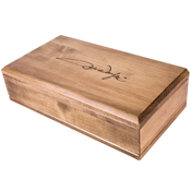 Western Justice John Wayne Signature 8 Inch Wide gun Wood Case