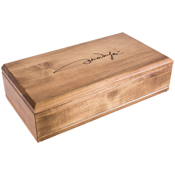 Western Justice John Wayne Signature 8 Inch Wide gun Wood Case