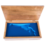 Western Justice John Wayne Signature 8 Inch Wide gun Wood Case