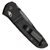 Benchmade Mchenry&Williams Black Folding Knife - Half Serrated Edge
