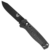 Benchmade 8551BK Mediator Plain Edge Blade Folding Knife