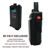 BaoFeng BF-F8HP 8-Watt Dual Band Two-Way Radio