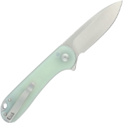 Explorer Elementum II Flipper Folding Knife - Natural G10 Handle 