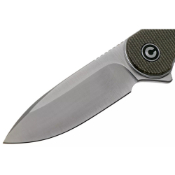 Explorer Elementum Folding Knife - Blue G10 Handle - Black S/S Liner 