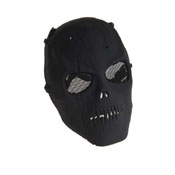 Black Distressed Plastic Army Of Two Full Face Mask