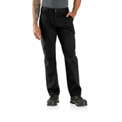 Relaxed Fit Twill Utility Work Pant - Black - 46 x 32