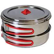 Coghlans Stainless Steel Family Cookset