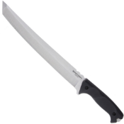 San Mai Warcraft XL Fixed Knife 12 Inch - Black Handle