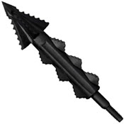 Cheap Shot Buzz Saw Arrowhead - Black - 40 Pack