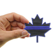 Canadian Maple Embroidered Leaf Patch