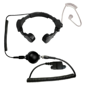 Code Red Headsets Assault Modular Throat Microphone w/ PTT - Kenwood 2-Pin