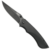Black Burnout Folding Knife