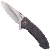 CRKT Avant Satin Plain Blade Folding Knife