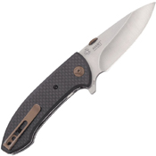 CRKT Avant Satin Plain Blade Folding Knife