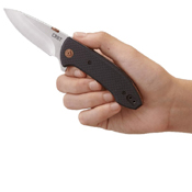 CRKT Avant Satin Plain Blade Folding Knife
