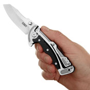 CRKT Graphite Klecker Lock Folding Knife