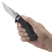 CRKT Tighe Tac Button Lock Folding Blade Knife