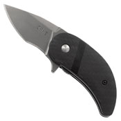 CRKT Snicker Stonewash Finish Blade Flipper Knife