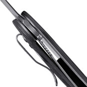 CRKT Snicker Stonewash Finish Blade Flipper Knife