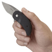 CRKT Snicker Stonewash Finish Blade Flipper Knife