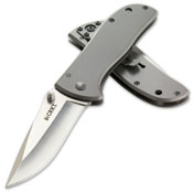CRKT Drifter Stainless Steel Handle Folding Knife