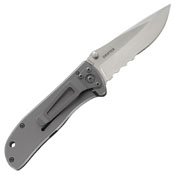 CRKT Drifter Stainless Steel Handle Folding Knife