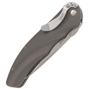 CRKT Argus Satin Plain Blade Folding Knife