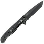 CRKT M16 Tanto 3 Inch Half Serrated Blade Folding Knife