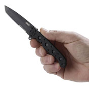 CRKT M16 EDC Tanto Half Serrated Blade Folding Knife