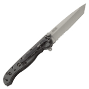 CRKT M16 Tanto 3 Inch Half Serrated Blade Folding Knife