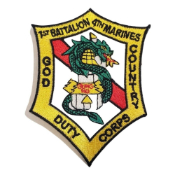 Patch-Usmc 01st Bn 4th