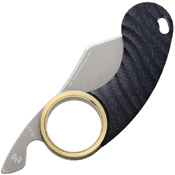 Fred Perrin Le Griffe Pliante Black G-10 Handle Folding Knife