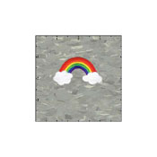 Rainbow And Clouds Patch
