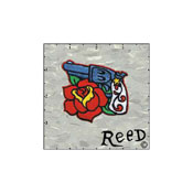 Reeds Gun And Rose Right Patch