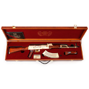 G&G 22 Carat Gold Plated GKM AEG Airsoft Rifle