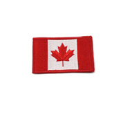 Large Black Canada 3 38 X 2 Inch Iron On Patch