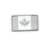 Small Canada 2 X 1 Inch Hook And Loop Backing Patch