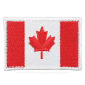 Large Canada 3 38 X 2 Inch Hook And Loop Backing Patch