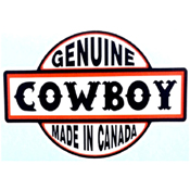Genuine Cowboy Made In Canada Sticker