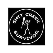 Shit Creek Survivor Sticker 