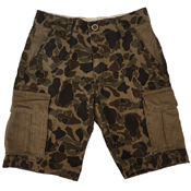 Cotton Camo Cargo Shorts