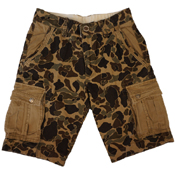 Cotton Camo Cargo Shorts