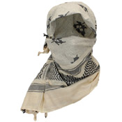 Arab Shemagh Scarf with Tactical Flag Print