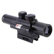 4x25 M6 Compact Hunting Scope w/ Red Laser