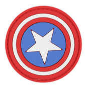 PVC Captain America's Shield Patch