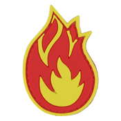 PVC Fireball Morale Patch