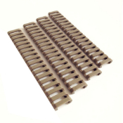 20mm Rubber Rail Cover Magpul Style - 4 pcs